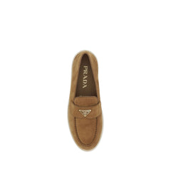 Brown Calf Leather Bos Taurus Slip-On Loafers