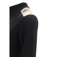 كارديغان من الصوف الأسود