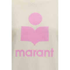 سويت شيرت قطني باللون البيج