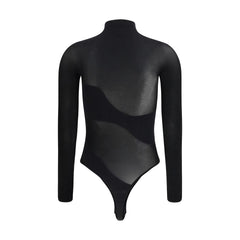 Black Polyamide Bodysuit