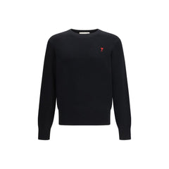Black Merino Wool Sweatshirt