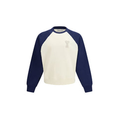 سويت شيرت قطني أبيض