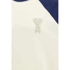 سويت شيرت قطني أبيض