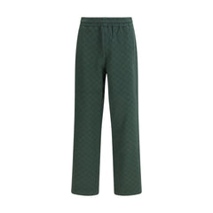 Bicolor Polyamide Casual Pants
