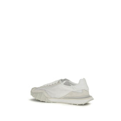 White Calf Leather Bos Taurus Athletic Sneakers