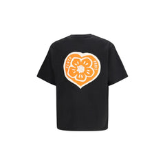 تي شيرت قطن أسود