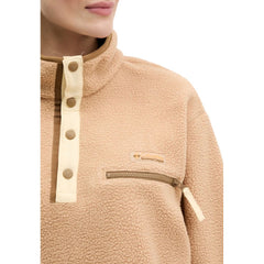 Beige Polyester Sweatshirt