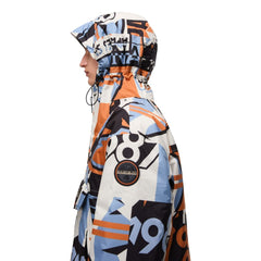 Orange Recycled Polyester Shell Jacket