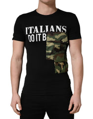 Black Italians Do It Better Camo Pocket Men T-shirt