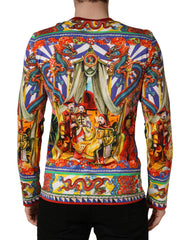 Multicolor Teatro Dei Pupi Men Long Sleeves T-shirt