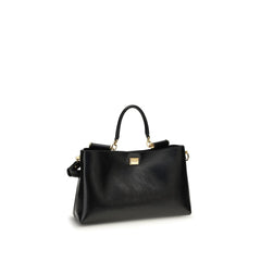 Black Calf Leather Bos Taurus Handbag