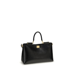Black Calf Leather Bos Taurus Handbag
