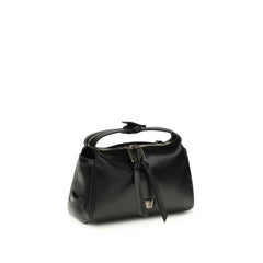 Black Calf Leather Bos Taurus Handbag