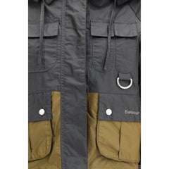 Black Cotton Full-Length Jacket
