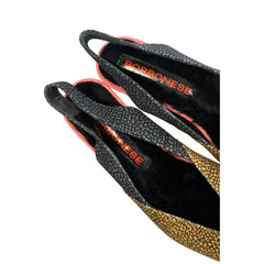 Beige Leather Women Ballet Flat