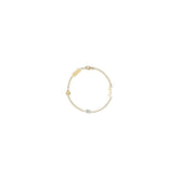 Bicolor Brass Bracelet