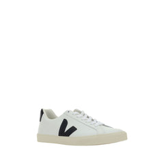 White Calf Leather Bos Taurus Low Top Sneakers