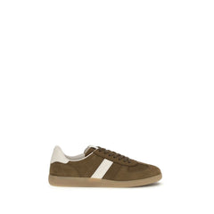 Brown Calf Leather Bos Taurus Low Top Sneakers