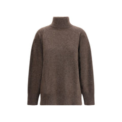 Brown Horsehair Turtleneck