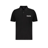 Black Cotton Polo Shirt