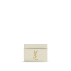 Beige Calf Leather Bos Taurus Wallet