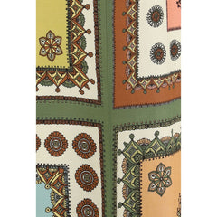 فستان كاجوال متعدد الألوان من الفسكوز