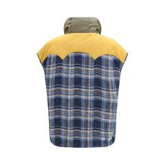 سترة زرقاء بدون أكمام من البولي أميد