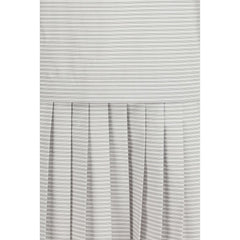 فستان كاجوال من القطن الرمادي