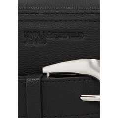 حقيبة يد من البولي إيثيلين الأسود