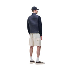 سترة زرقاء بدون أكمام من البولي أميد