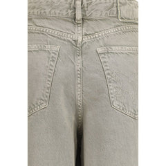 Beige Lyocell Bermuda Shorts