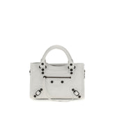 White Calf Leather Bos Taurus Handbag