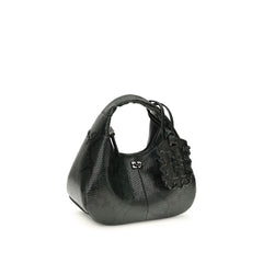 Black Recycled Polyester Handbag