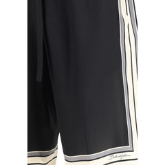 Multicolor Silk Bermuda Shorts