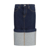 Blue Denim Skirt