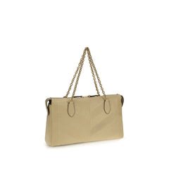 Beige Lamb Ovis Aries Aries Shoulder Bag