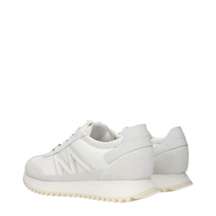 White Leather Athletic Sneakers