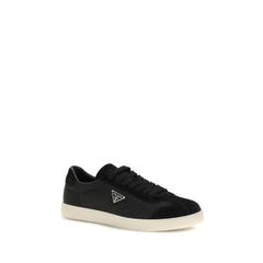 Black Polyamide Low Top Sneakers