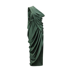 Bicolor Polyester Casual Dress