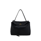 Black Calf Leather Bos Taurus Shoulder Bag