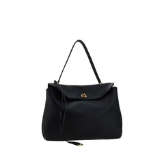Black Calf Leather Bos Taurus Shoulder Bag