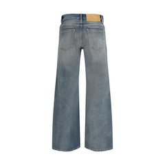 Blue Cotton Relaxed Fit Jeans