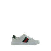 White Calf Leather Bos Taurus Low Top Sneakers