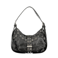 Black Polyurethane Women's Mini Bag