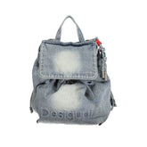 Azzurro Cotton Women Backpack