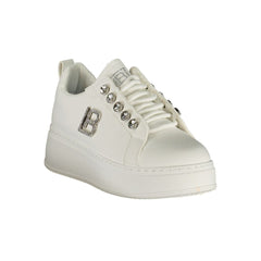 Bianco Polyurethane Women Sneaker