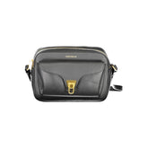 Black Leather Women Shoulder Bag