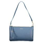 Blu Leather Woman Bag