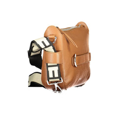 حقيبة يد نسائية من الجلد باللون البني