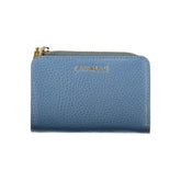 Blue Leather Women Wallet